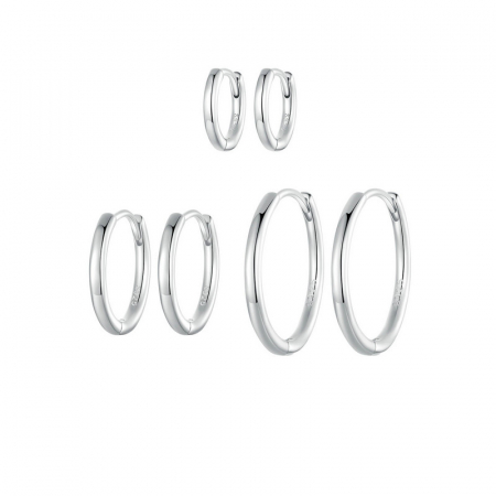 Cercei argint rotunzi simpli [16]