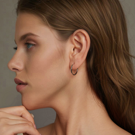 Cercei argint rotunzi simpli [3]