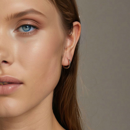 Cercei argint rotunzi simpli [5]