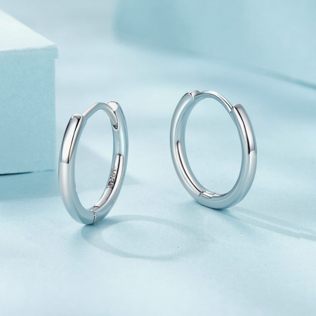 Cercei argint rotunzi simpli [4]