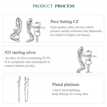 Cercei argint sarpe [8]