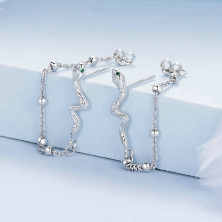 Cercei argint sarpe [4]