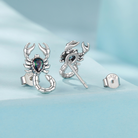 Cercei argint Scorpion [2]