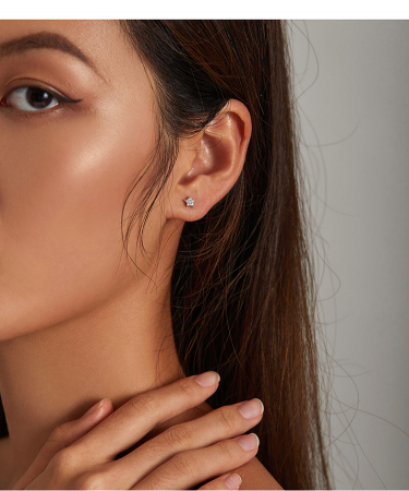 Cercei argint stelute cu zirconii [10]