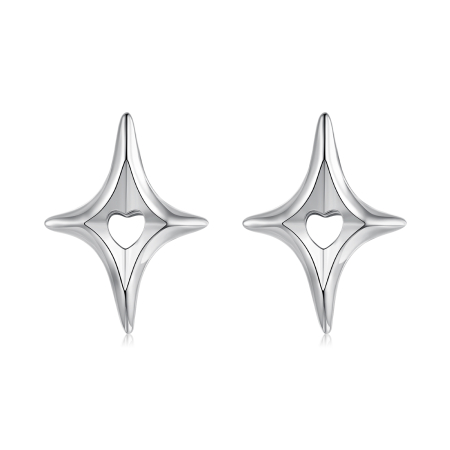 Cercei argint stelute