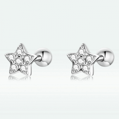 Cercei argint stelute cu zirconii [13]