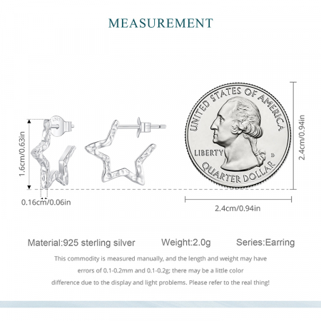 Cercei argint stelute [10]