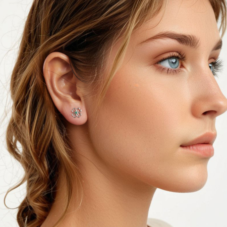 Cercei argint Trifoi cu Patru Foi [5]