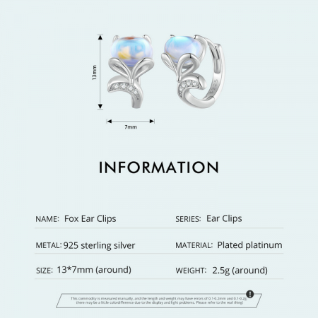 Cercei argint vulpe [9]