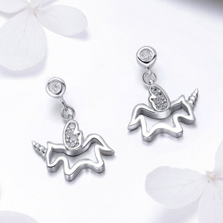 Cercei din argint Baby Unicorn [1]
