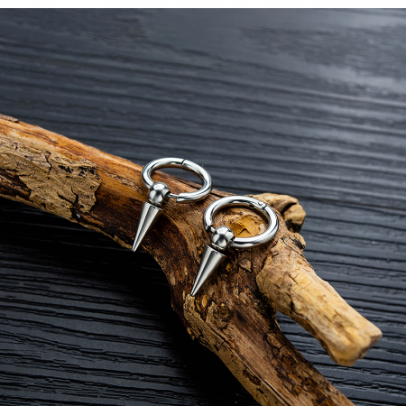 Cercei din inox cu conuri [3]