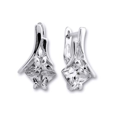 Cercei eleganti din argint 925 cu zirconii [0]