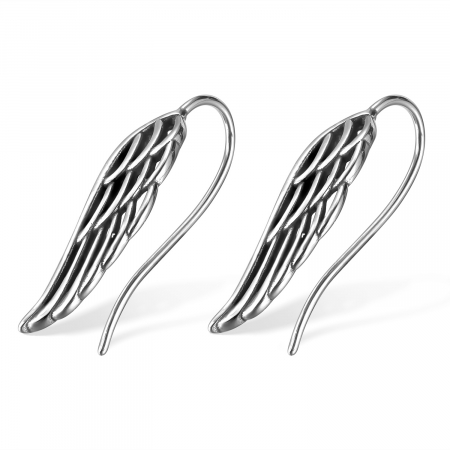 Cercei inox aripi de inger