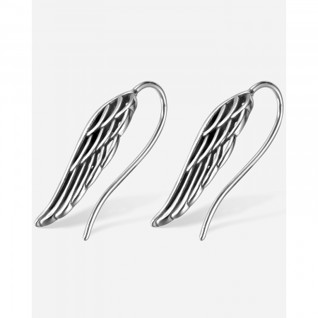 Cercei inox aripi de inger [7]