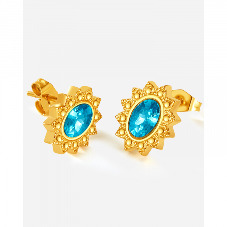 Cercei inox Blue Diamond [11]