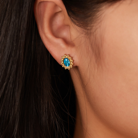 Cercei inox Blue Diamond [1]