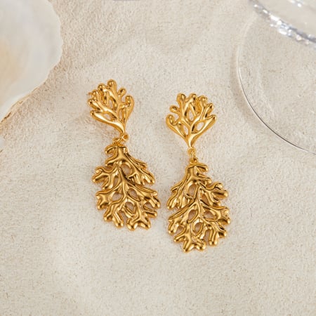 Cercei inox coral [1]