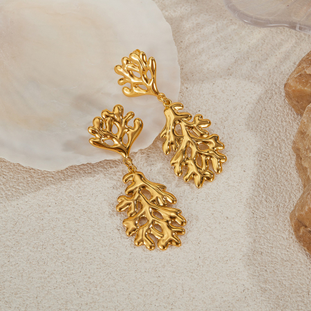 Cercei inox coral [4]