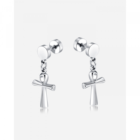 Cercei inox cu cruciulite [7]