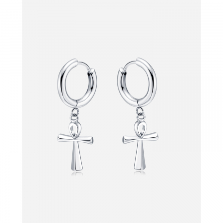 Cercei inox cu cruciulite [6]