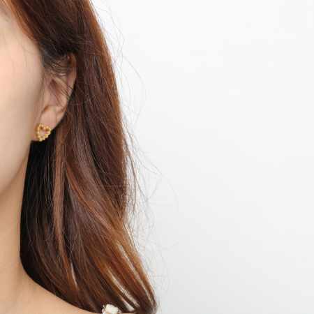 Cercei inox cu inimioare [7]