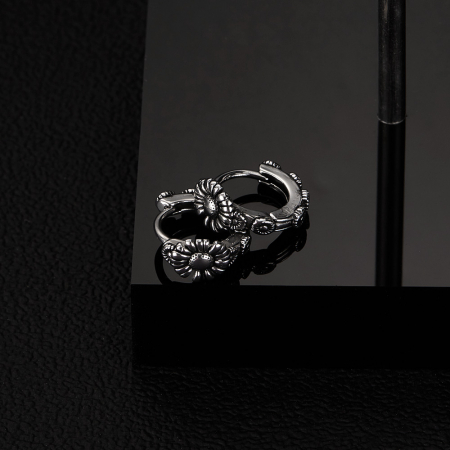 Cercei inox cu margarete [4]
