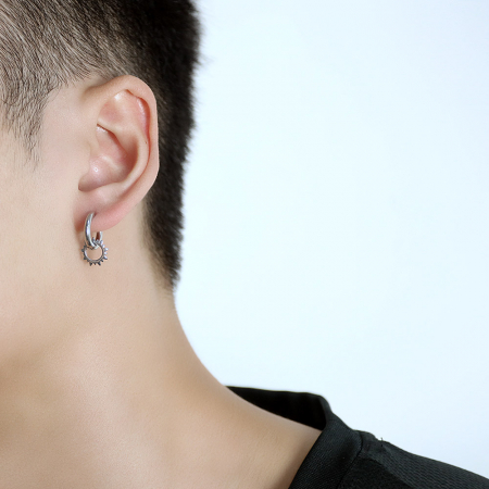 Cercei inox cu soare [3]