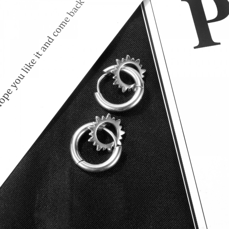 Cercei inox cu soare [6]