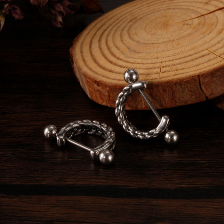 Cercei inox cu spice [13]