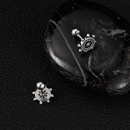 Cercei inox cu timona [1]