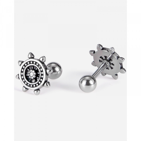 Cercei inox cu timona [7]