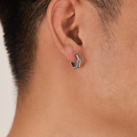 Cercei inox geometrici [3]