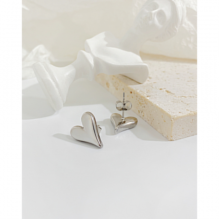 Cercei inox inimioare [3]