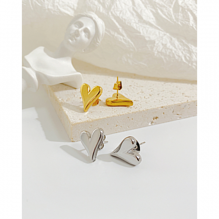 Cercei inox inimioare [5]