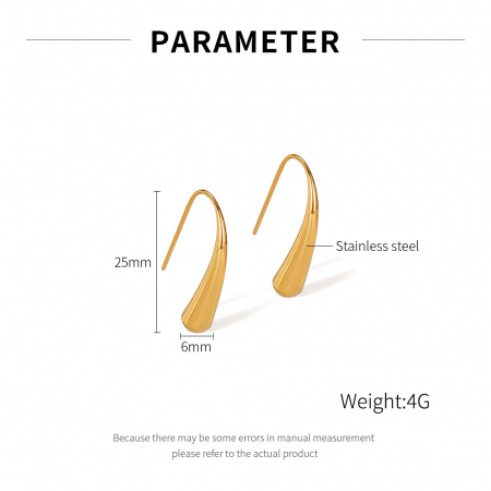 Cercei inox Moderna [12]
