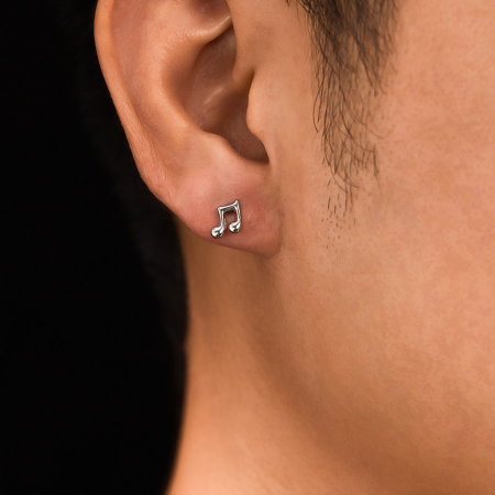 Cercei inox note muzicale [5]