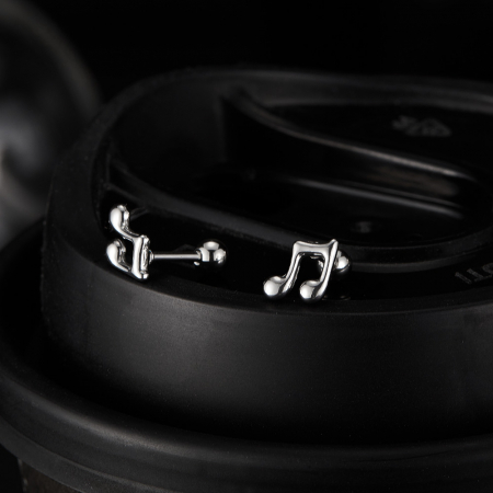 Cercei inox note muzicale [4]