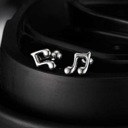 Cercei inox note muzicale [8]