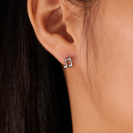 Cercei inox note muzicale [1]