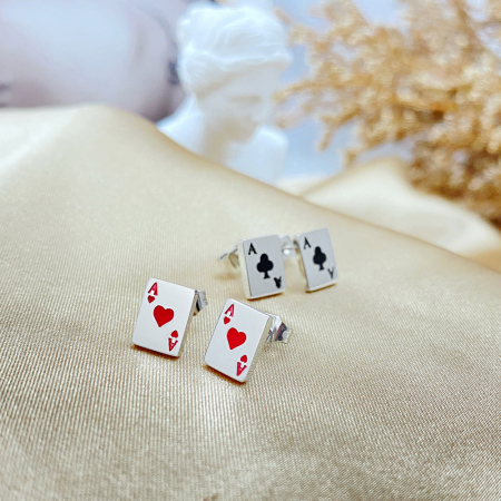 Cercei inox poker [4]