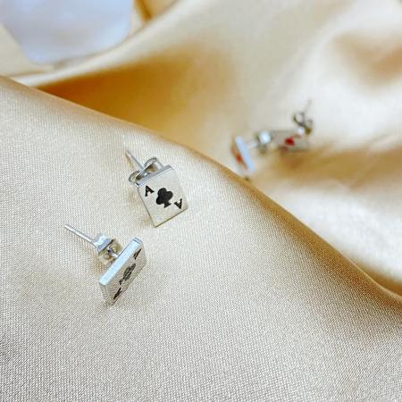 Cercei inox poker [8]