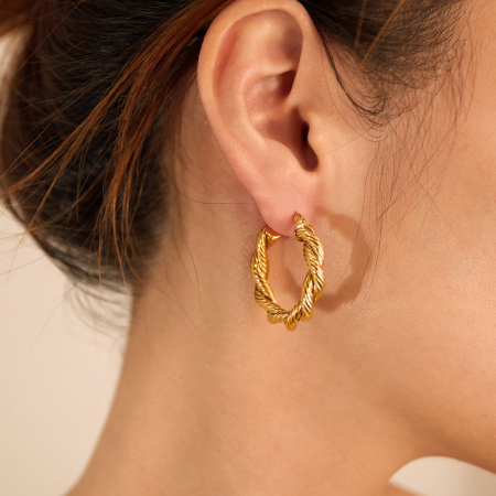 Cercei inox rasuciti  [11]