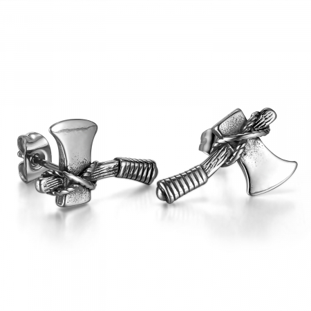 Cercei inox topor