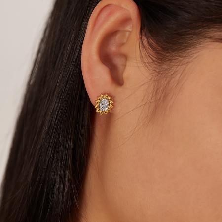 Cercei inox White Diamond [1]