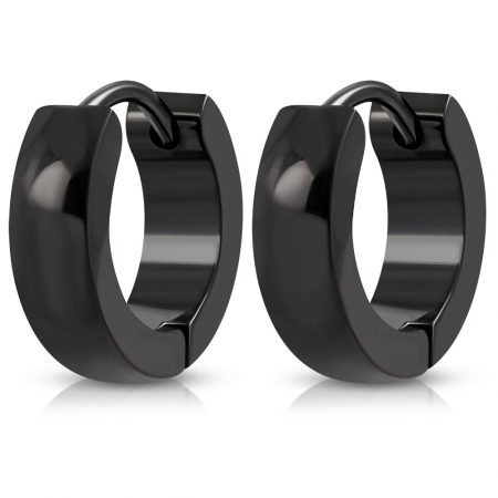 Cercei negri din inox ESL1602 [0]