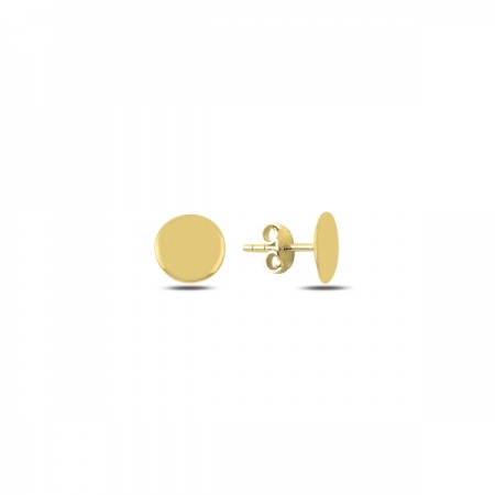 Cercei rotunzi argint 925 aurit cu banuti - Be Authentic ETU0066 [0]