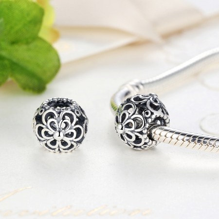 Charm argint 925 cu floricele - Be Nature PST0026 [1]