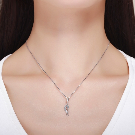 Charm  argint 925 cu inimioara si pisicute - Be Nature PST0126 [6]