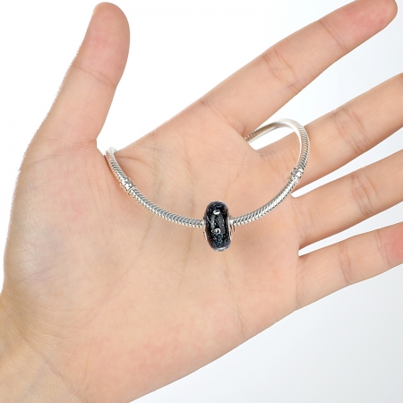 Charm argint 925 cu sticla albastra - Be Elegant PST0071 [3]