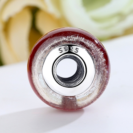 Charm argint 925 cu sticla rosie - Be Elegant PST0066 [2]